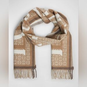 Loewe Anagram Wool & Cashmere Scarf
